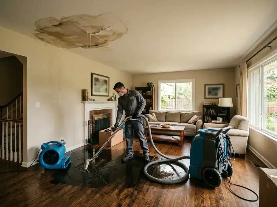 attic-pipe-burst-ceiling-drip-008 — frequently asked questions, Water Damage Restoration & Carpet Care in Fowler, IN